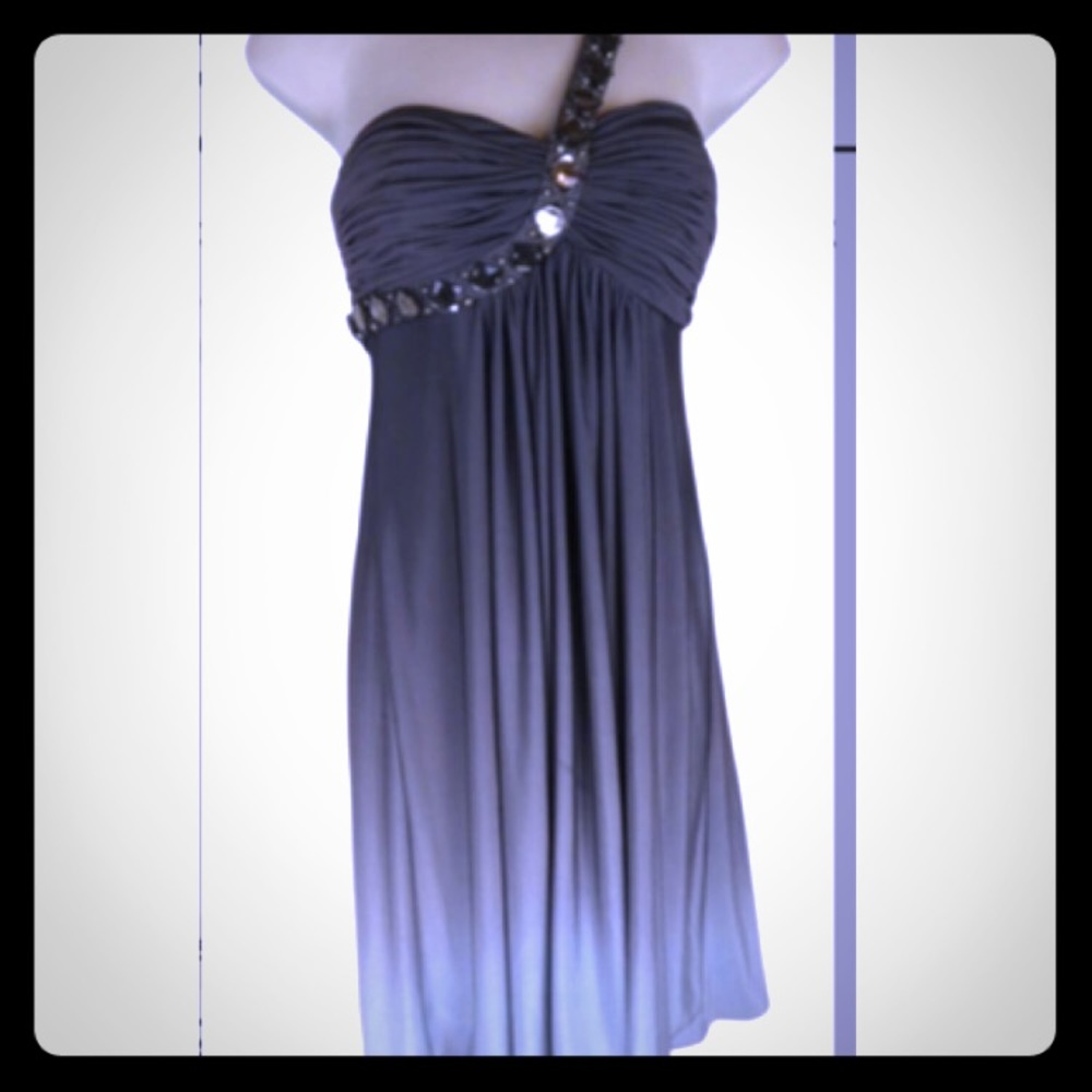 Cache grey dress with beads